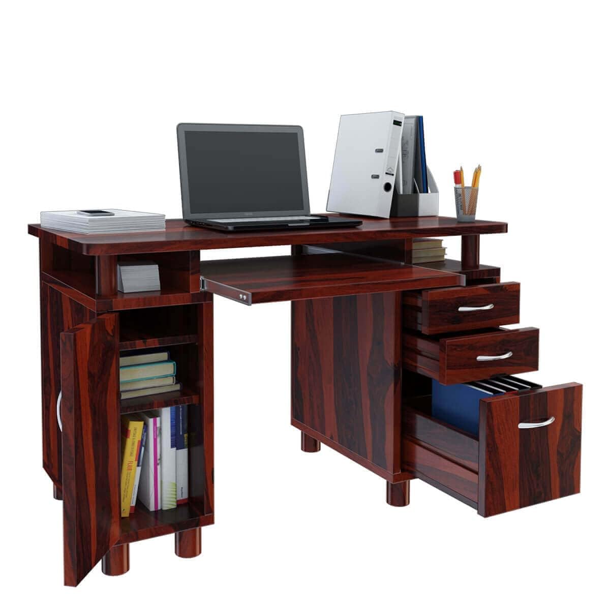 Rukmaajeee Solid Sheesham Wood Study Table | Laptop, Computer &