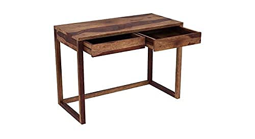 Rukmaajeee Solid Sheesham Wood Study Table | Wooden Laptop Desk &
