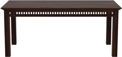 Rukmaajeee Solid Sheesham Wood 6-Seater Dining Table | Wooden Walnut