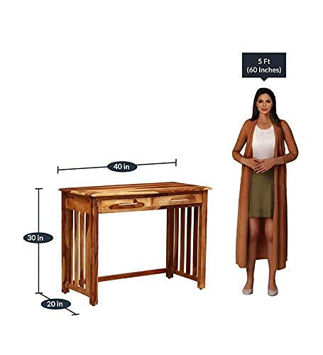 Rukmaajeee Solid Sheesham Wood Study Table | Laptop, Computer &