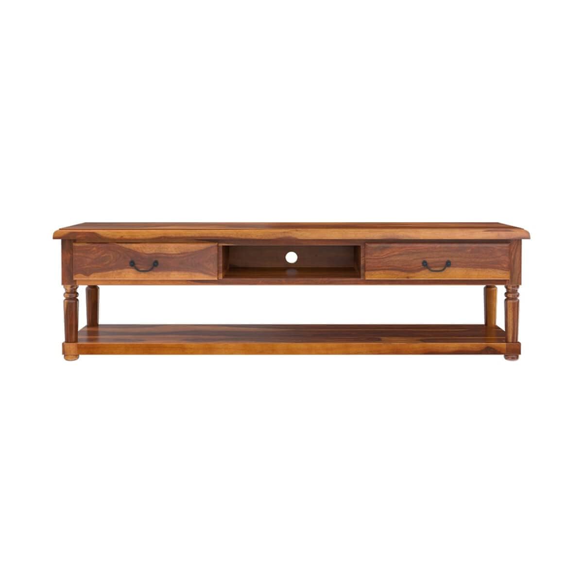 Rukmaajee Solid Sheesham Wood Tv Unit | TV Stand | TV Cabinet with