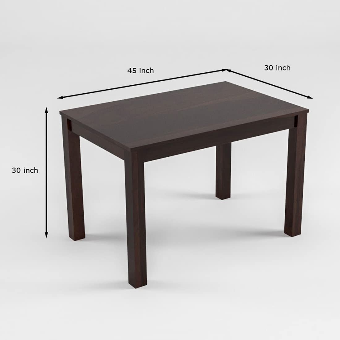 Rukmaajeee Sheesham Wood 4-Seater Dining Table | Multi-Purpose Solid