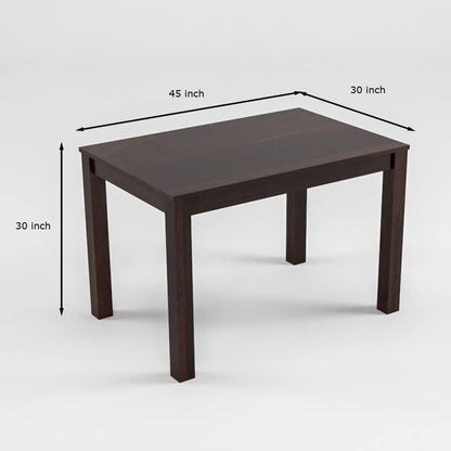 Rukmaajeee Sheesham Wood 4-Seater Dining Table | Multi-Purpose Solid