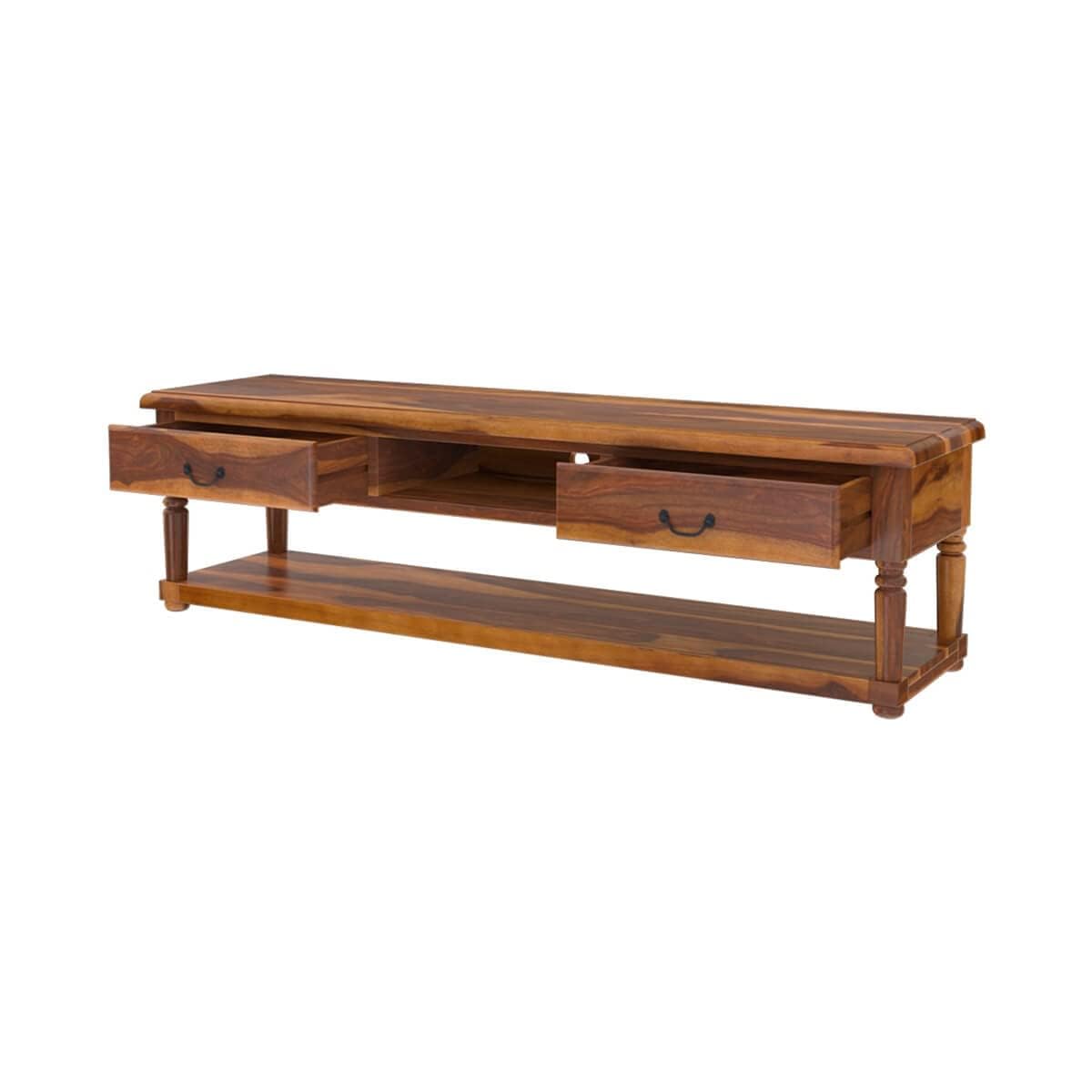 Rukmaajee Solid Sheesham Wood Tv Unit | TV Stand | TV Cabinet with