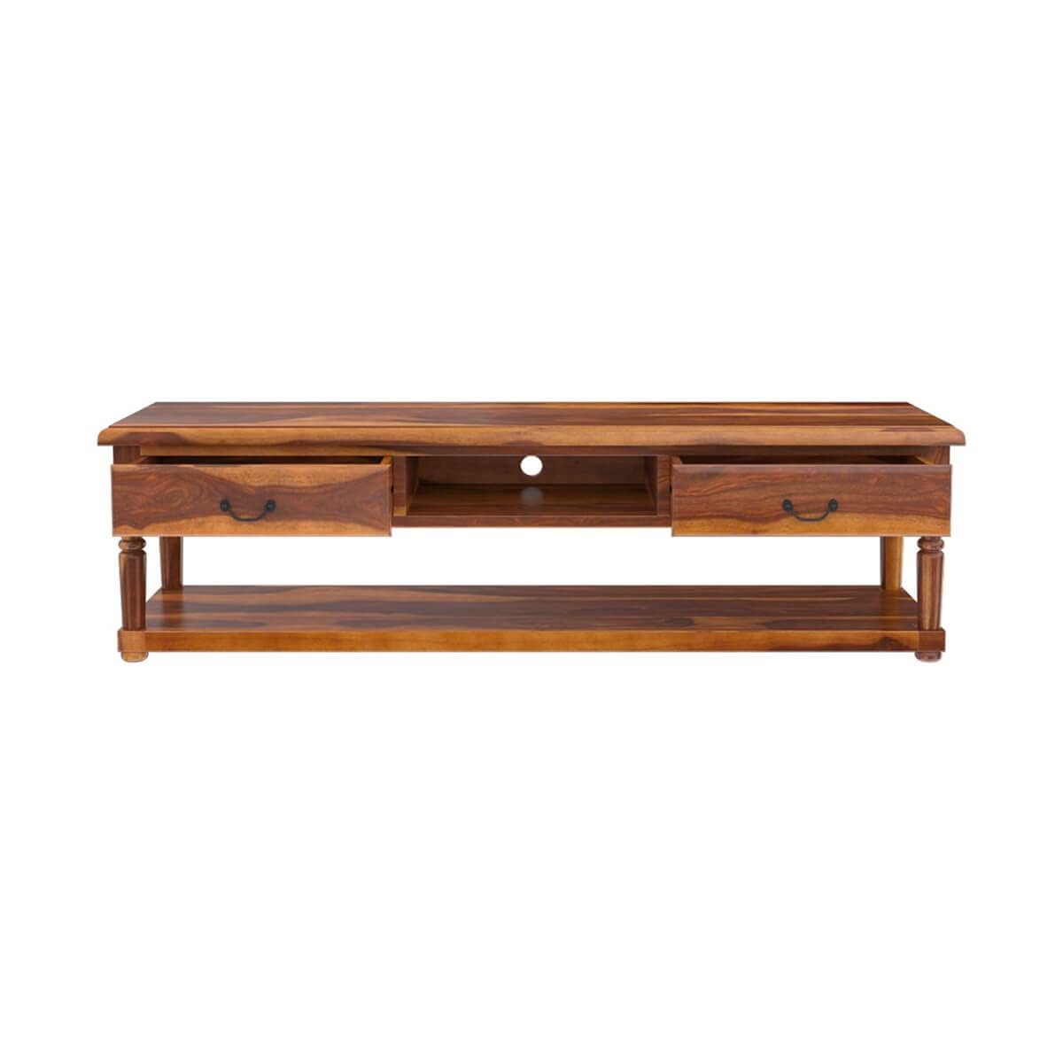 Rukmaajee Solid Sheesham Wood Tv Unit | TV Stand | TV Cabinet with