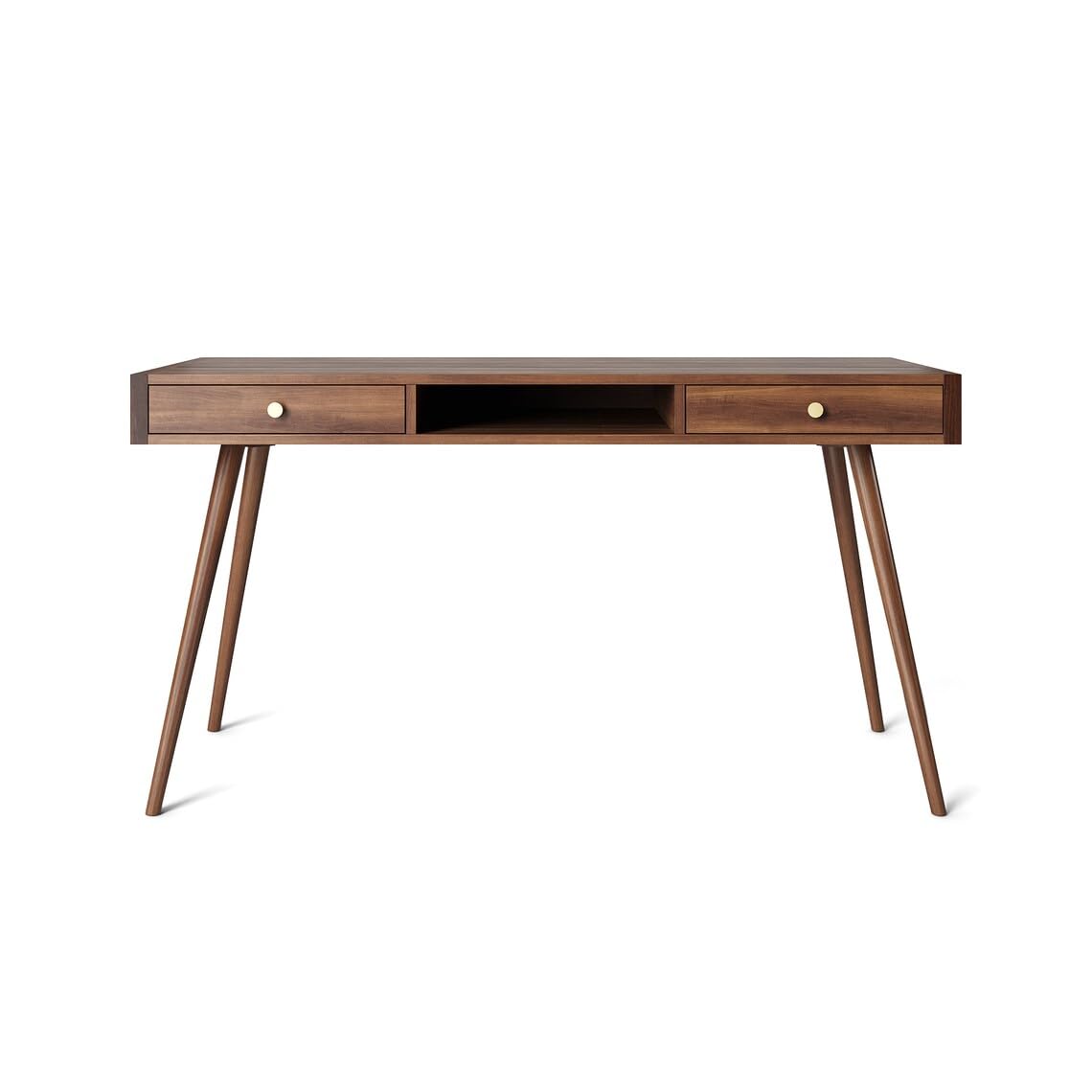 Rukmaajee Sheesham Wood Study Table with 2 Drawer & 1 Shelf | Wooden