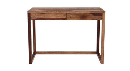 Rukmaajee Solid Sheesham Wood Study Table | Wooden Laptop Desk &