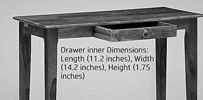 Rukmaajeee Solid Wood Multipurpose Study Console Table | Wooden Laptop