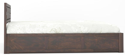 Rukmaajee Sheesham Wood King Size Bed with Box Storage, Wooden Double