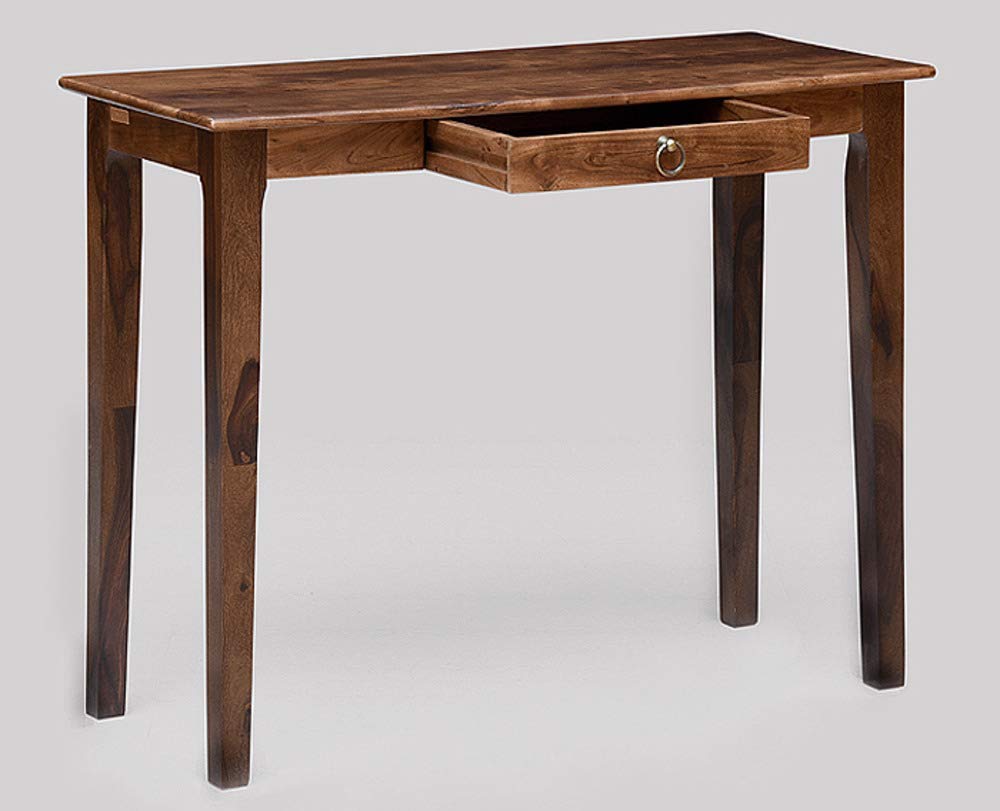 Rukmaajeee Solid Wood Multipurpose Study Console Table | Wooden Laptop
