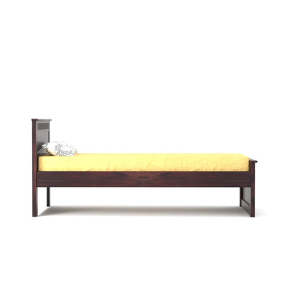 Rukmaajee Solid Sheesham Wood Single Bed for Your Home Solid Wood