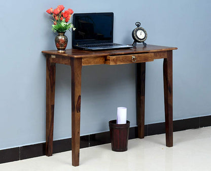 Rukmaajeee Solid Wood Multipurpose Study Console Table | Wooden Laptop
