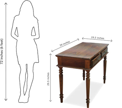 Rukmaajeee Solid Sheesham Wood Study Table | Laptop, Computer &