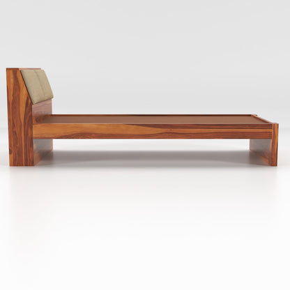 Rukmaajeee Solid Sheesham Wood Single Bed with 2 Drawers | Wooden Bed