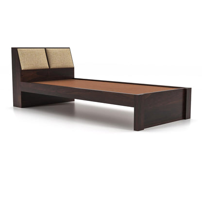 Rukmaajeee Solid Sheesham Wood Single Bed with 2 Drawers | Wooden Bed