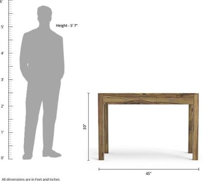 Rukmaajeee Solid Sheesham Wood Study Table | Laptop, Computer &