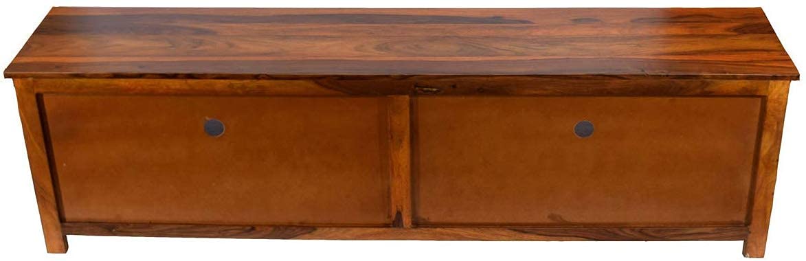 Rukmaajee Furniture Sheesham Wood Multipurpose Entertainment TV Unit