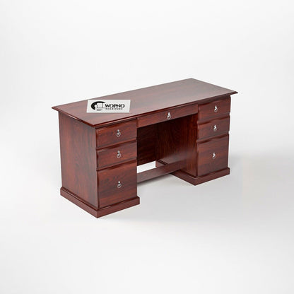 Rukmaajee Furniture Solid Sheesham Wooden Study Table & Desk with