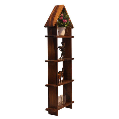 Rukmaajee Furniture Wooden Book Shelf for Wall | Wall Mounted