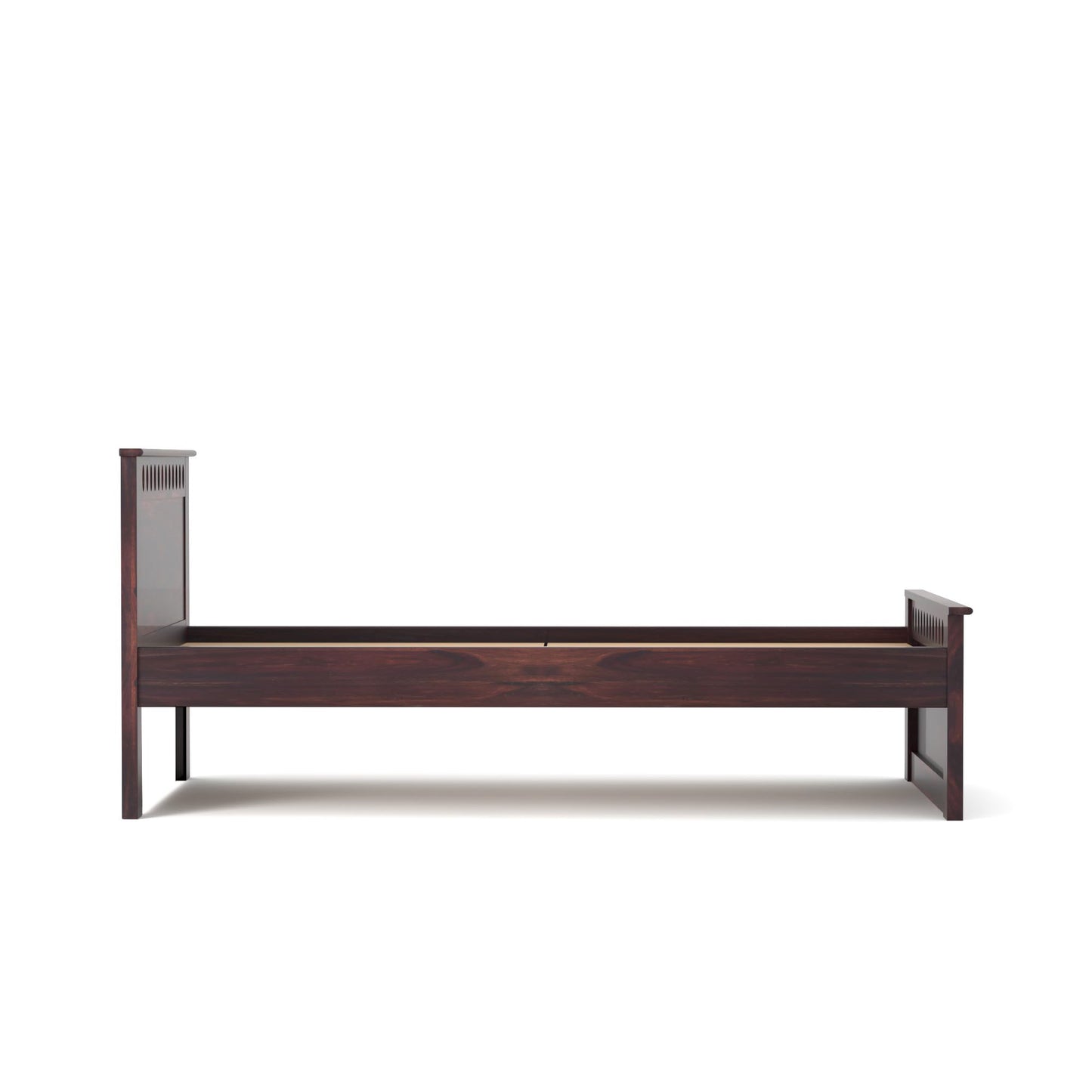 Rukmaajee Solid Sheesham Wood Single Bed for Your Home Sheesham Wood