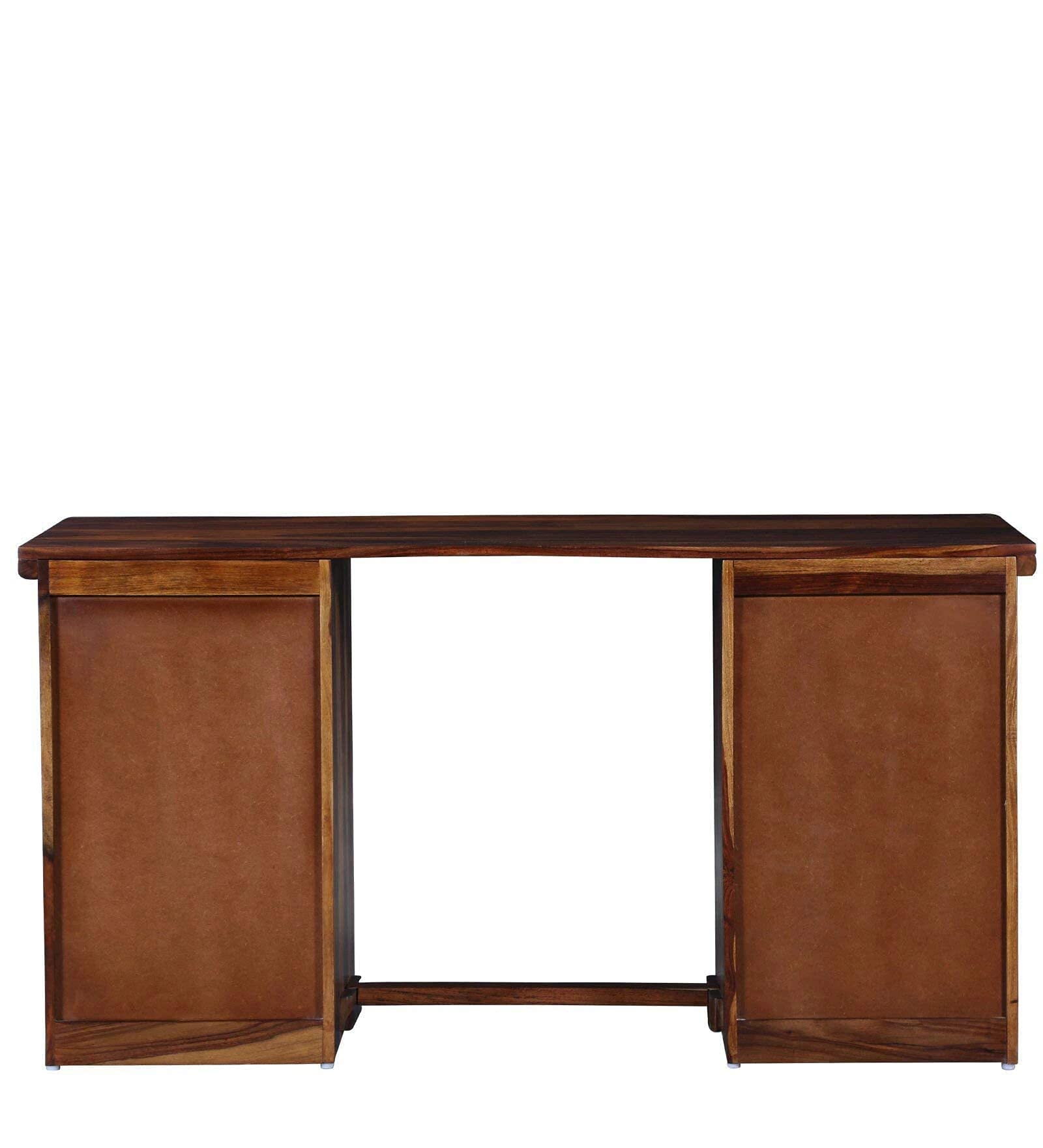 Rukmaajeee Solid Sheesham Wood Study Table | Wooden Laptop Desk &