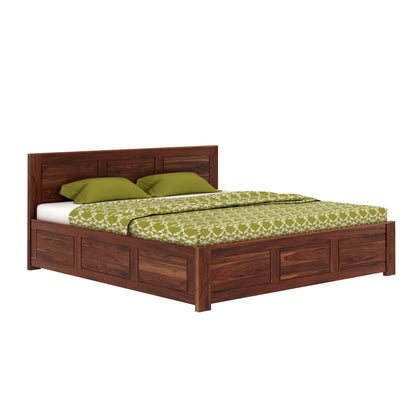 Rukmaajeee Solid Sheesham Wood Bed | Wooden Double Cot Palang for