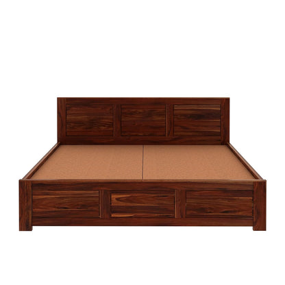 Rukmaajee Solid Wood Queen Size Bed for Bedroom | Wooden Furniture