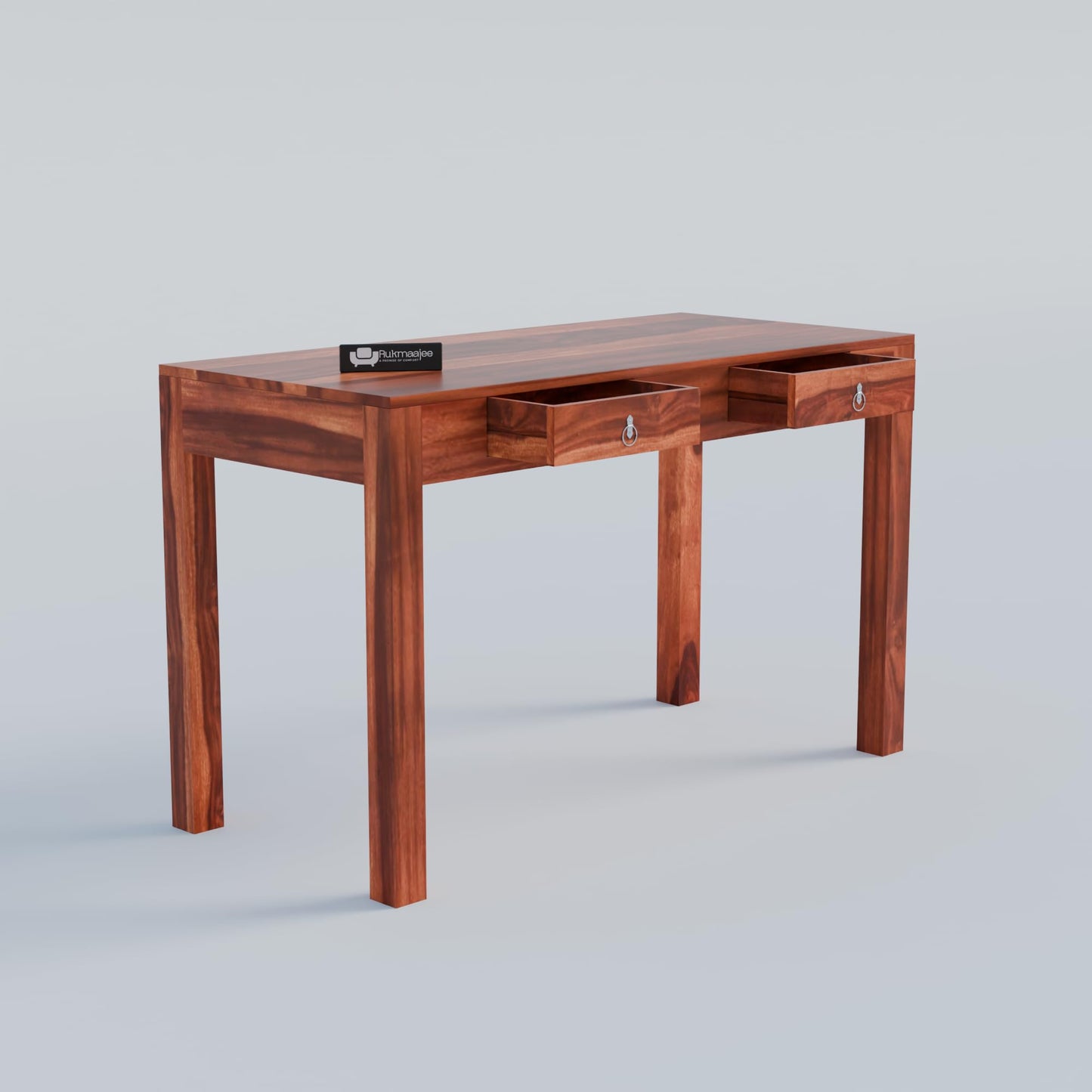 Rukmaajee sheesham Study Table, Computer Desk with 2 Drawers for