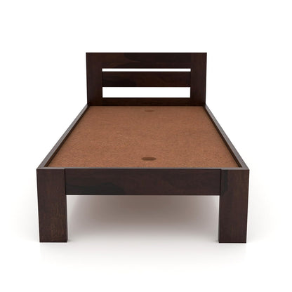 Rukmaajeee Solid Sheesham Wood Single Bed Without Storage | Wooden cot