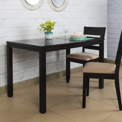 Rukmaajeee Montoya 4-Seater Engineered Wood Dining Table | Brown MDF
