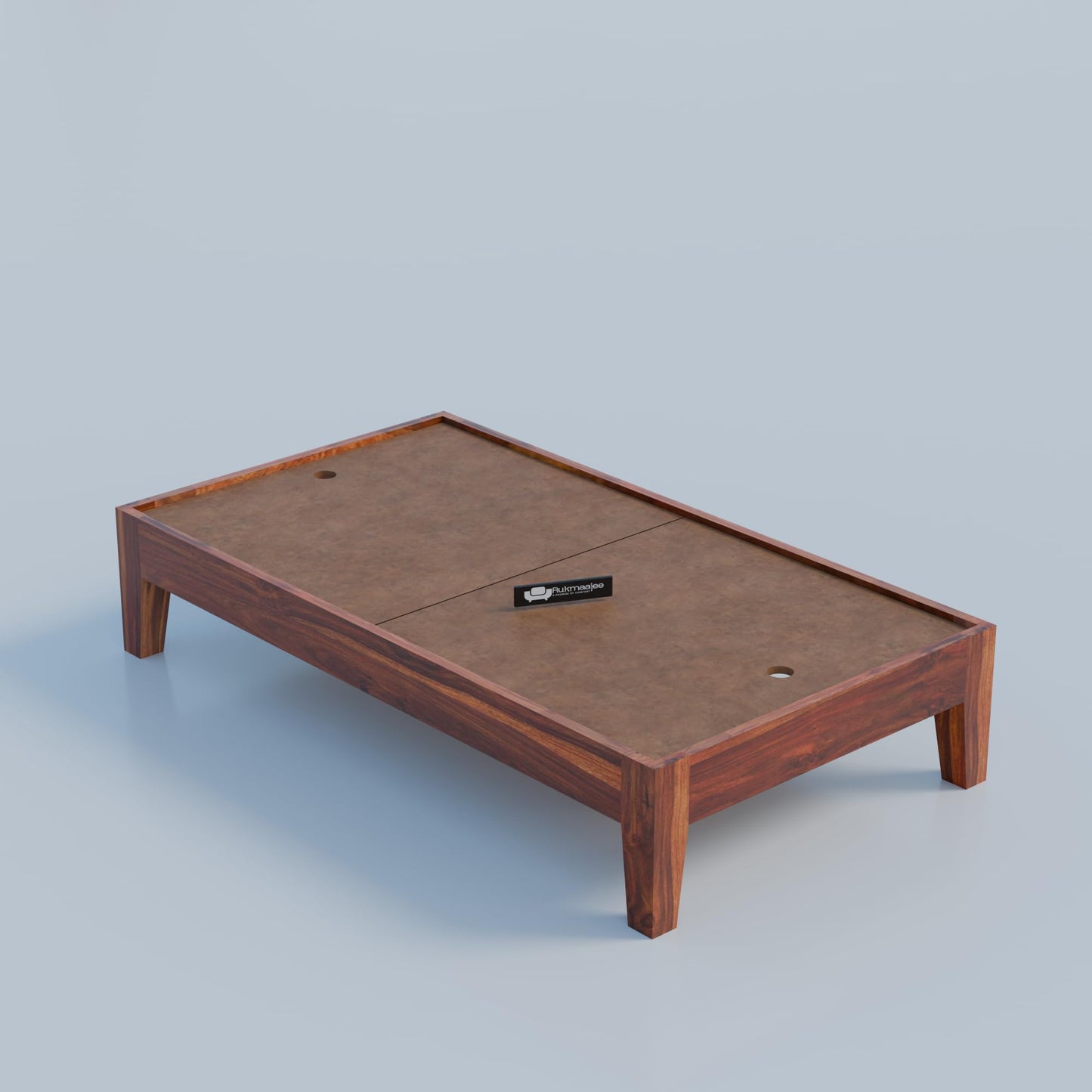 Rukmaajee Solid Wood Divan Bed for Living Room, for Drawing Room,