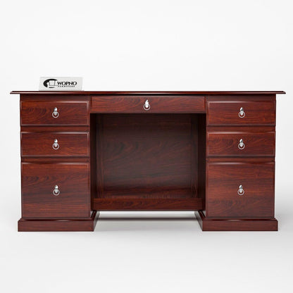Rukmaajee Furniture Solid Sheesham Wooden Study Table & Desk with