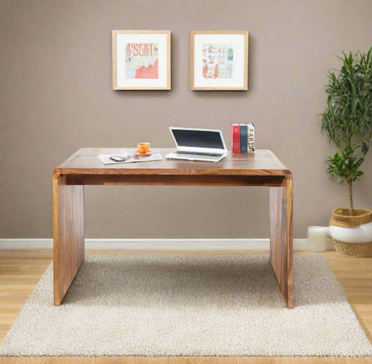 Rukmaajeee Solid Sheesham Wood Office Table | Multipurpose Work from