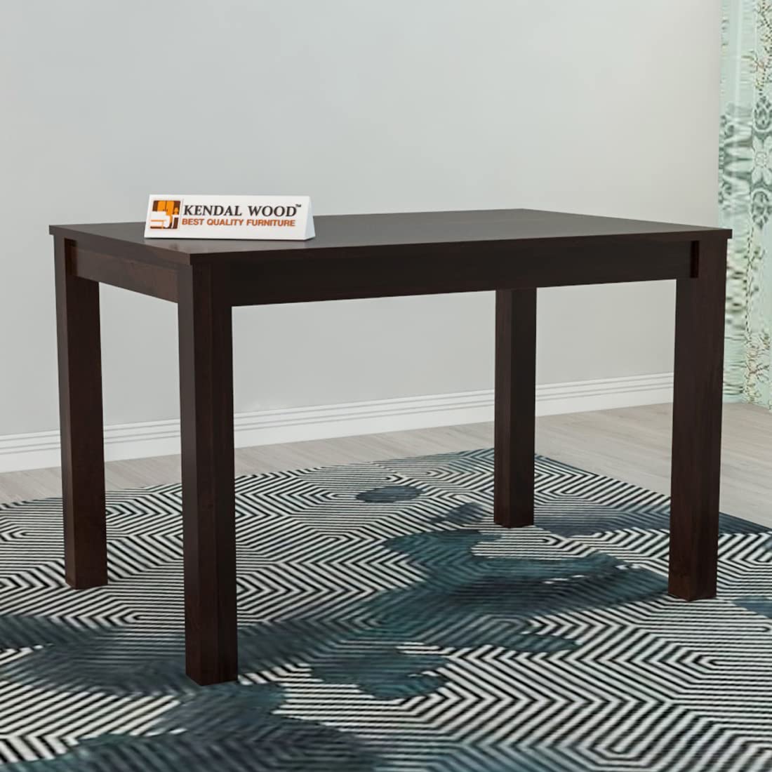 Rukmaajeee Sheesham Wood 4-Seater Dining Table | Multi-Purpose Solid