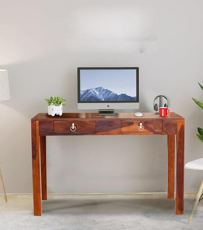 Aio Crafts sheesham Study Table, Computer Desk with 2 Drawers for