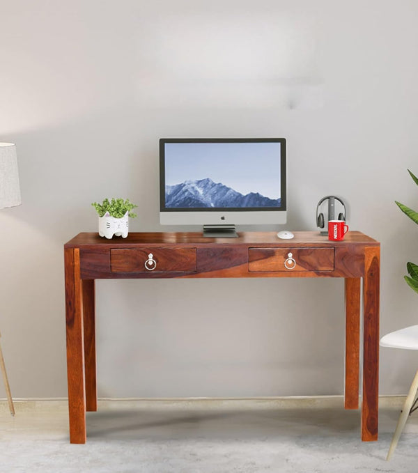 Aio Crafts sheesham Study Table, Computer Desk with 2 Drawers for