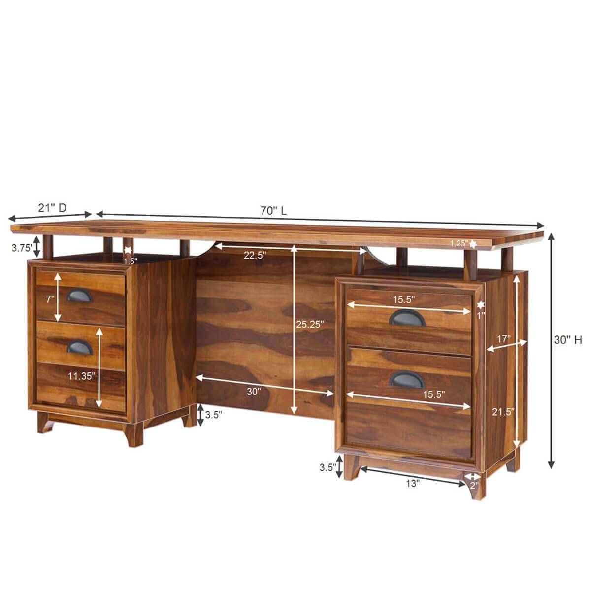 Rukmaajeee Solid Sheesham Wood Study Table | Laptop, Computer &