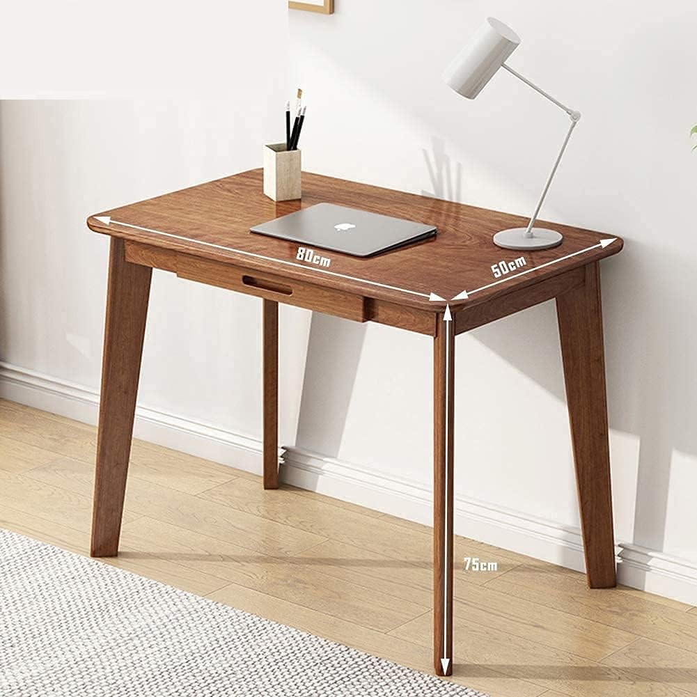 Rukmaajeee Solid Sheesham Wood Study Table | Wooden Laptop Desk &