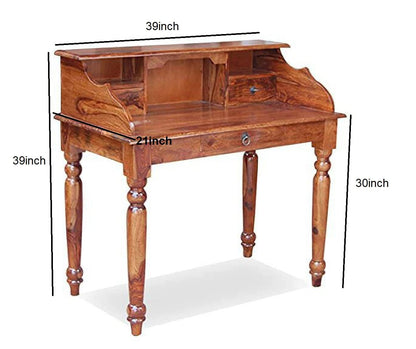 Rukmaajeee Solid Sheesham Wood Study Table | Laptop, Computer &