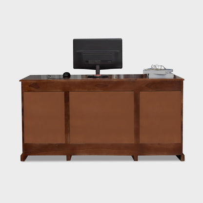 Rukmaajeee Sheesham Wood Large Student Study Table with 6 Drawers