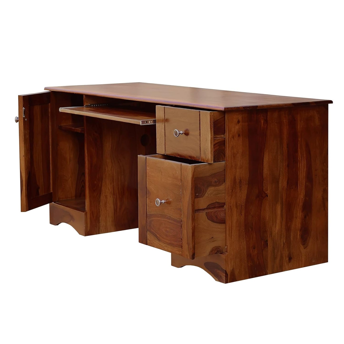 Rukmaajeee Solid Sheesham Wood Study Table | Laptop, Computer &