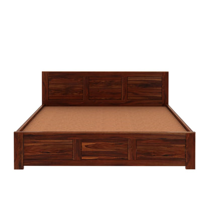 Rukmaajeee Solid Sheesham Wood Bed | Wooden Double Cot Palang for