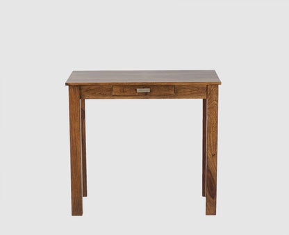 Rukmaajee Sheesham Wood One Drawer Study Table | Wooden Laptop &