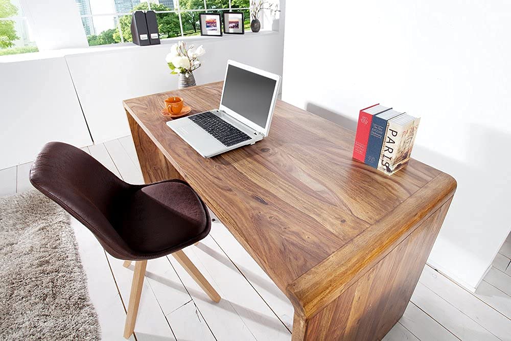 Rukmaajeee Solid Sheesham Wood Office Table | Multipurpose Work from