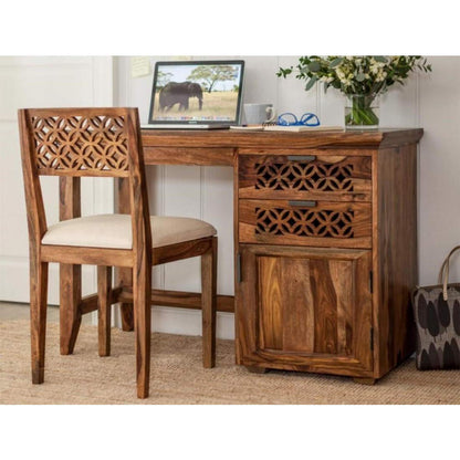Rukmaajeee Sheesham Wood Study Table with Chair | Laptop & Computer