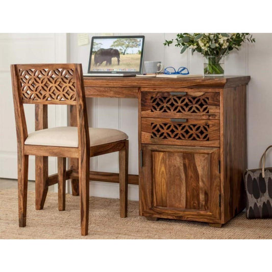 Rukmaajeee Sheesham Wood Study Table with Chair | Laptop & Computer