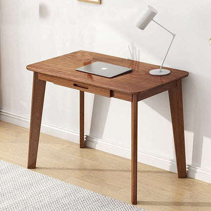 Rukmaajeee Solid Sheesham Wood Study Table | Wooden Laptop Desk &