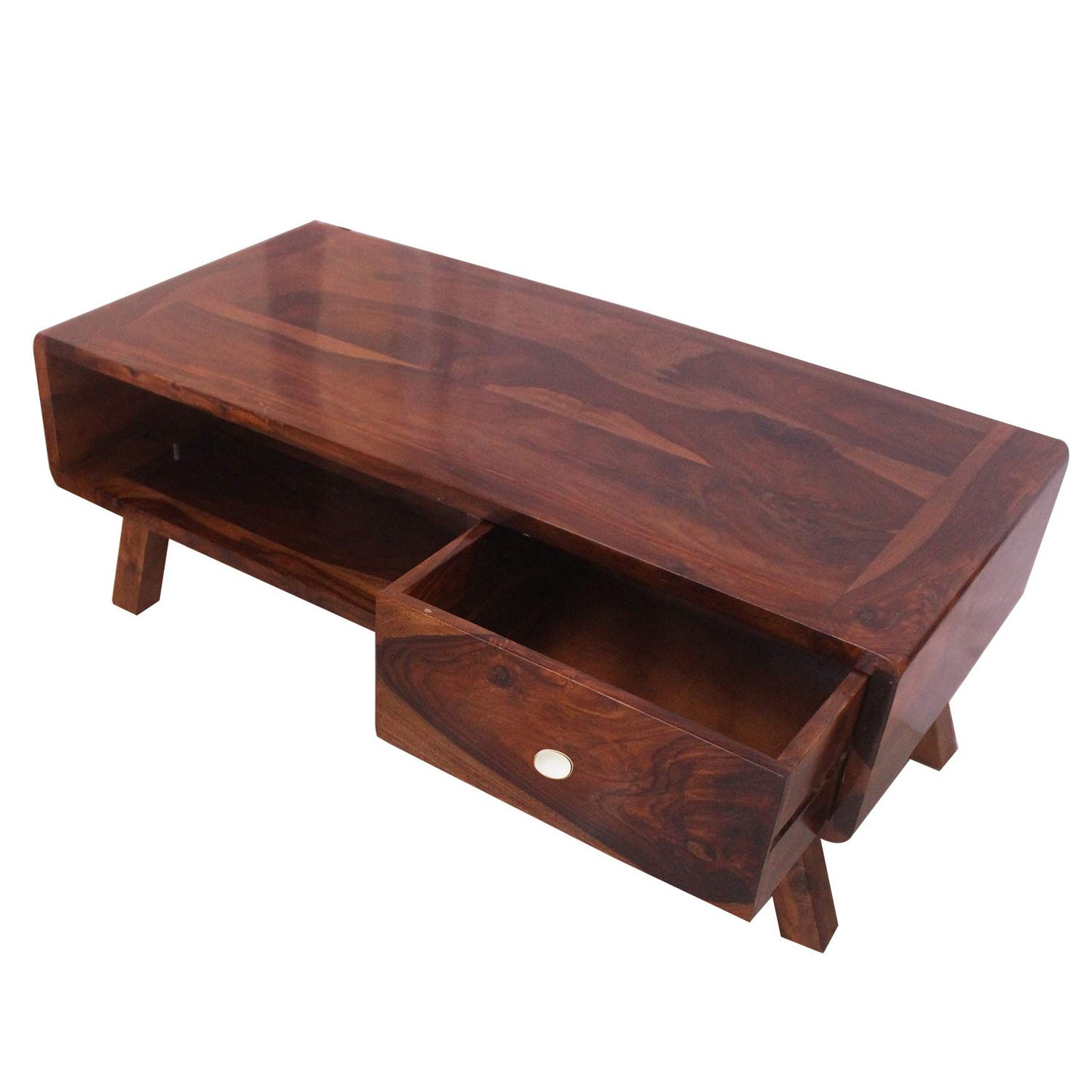 Rukmaajee Furniture One Drawer & One Box Robotic T.V. Cabinet in