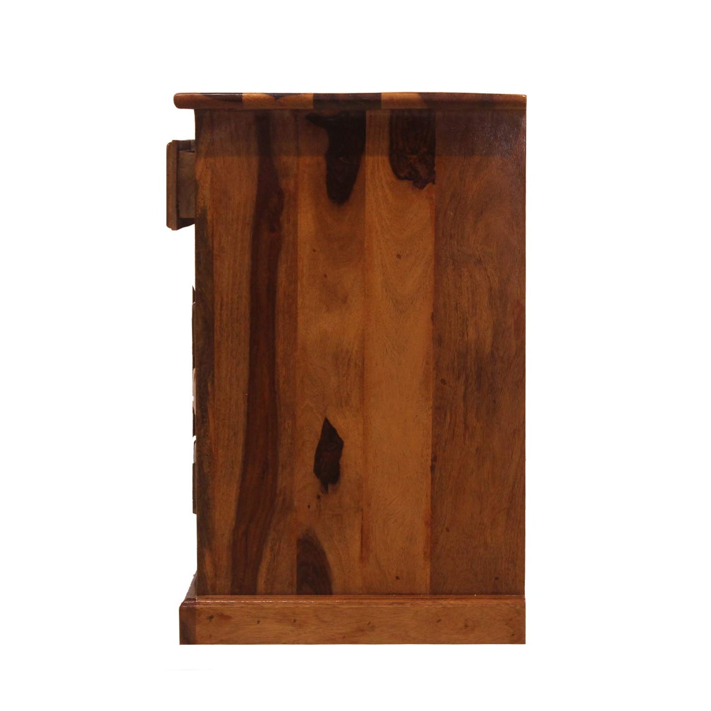 Rukmaajee Furniture Slaughter Style Bed Side Table with Solid Wood