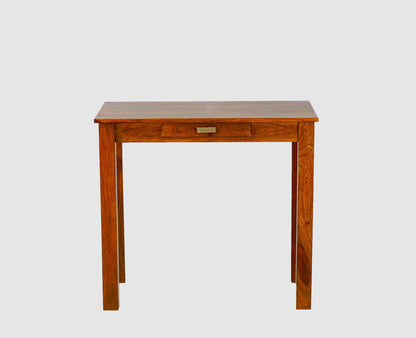 Rukmaajeee Sheesham Wood One Drawer Study Table | Wooden Laptop &